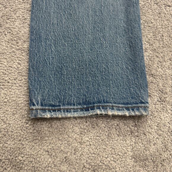 Madewell High Rise Slim Fit Boyfriend Denim Jeans Womens 27 Blue Medium Wash L29 - Picture 5 of 16